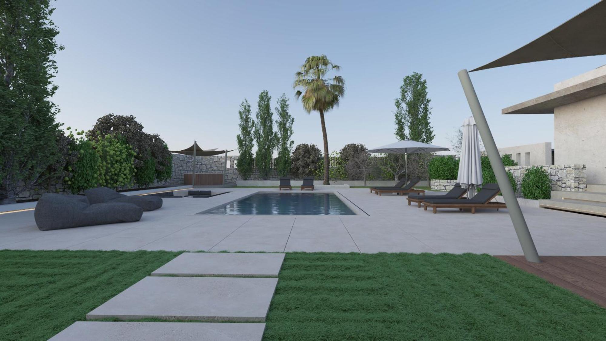 Green Acre Villa Karteros Luaran gambar